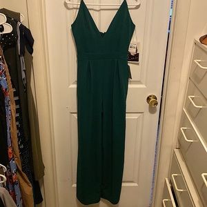 Emerald Green Jumpsuit with pockets